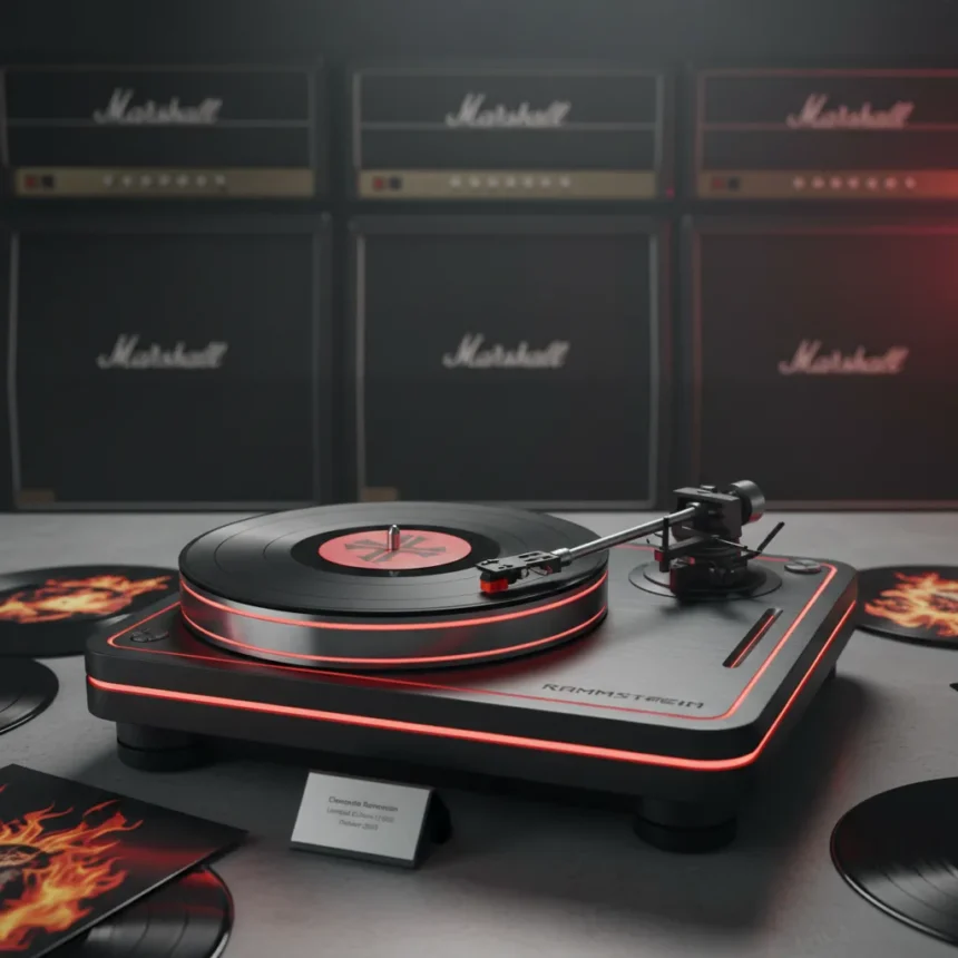 Clearaudio's Rammstein turntable rocks the vinyl world in 2026