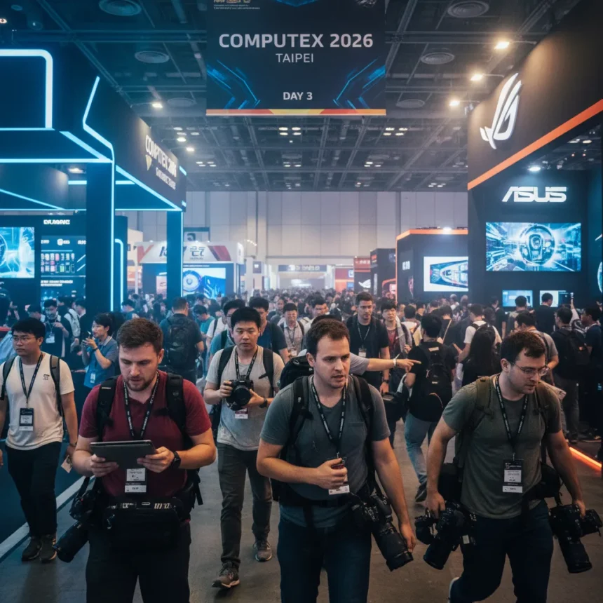 Computex 2026 Day 3: Heat and hustle test tech journalists