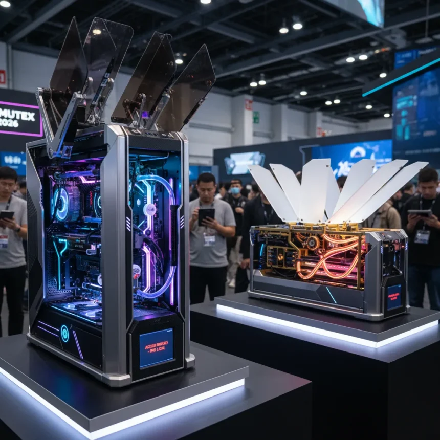Computex 2026's wildest gaming PCs defy convention with theatrical design