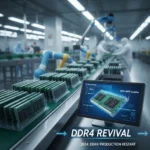 DDR4 production restarts as memory shortage reshapes PC market