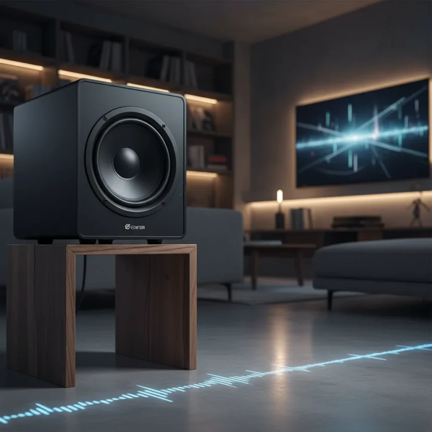 Edifier T5s subwoofer delivers controlled bass on a tight budget