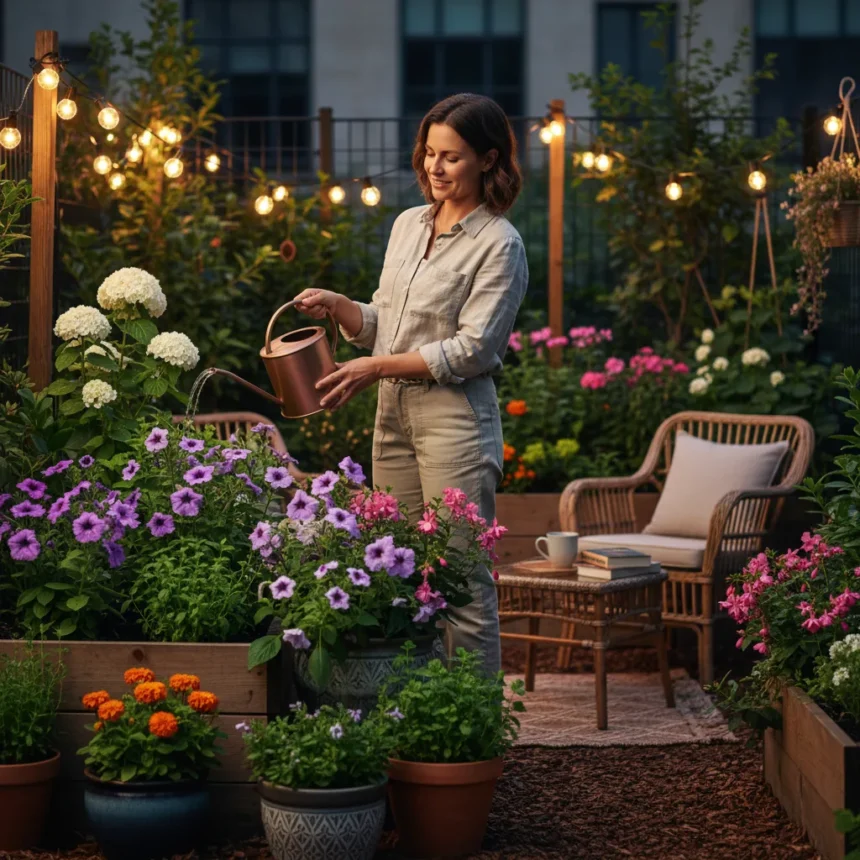 10-Minute Evening Gardening Routine Transforms Outdoor Space