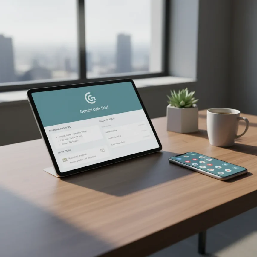 Gemini Daily Brief finally makes the AI assistant worth opening