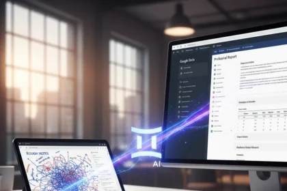 Gemini transforms rough Google Docs notes into polished reports