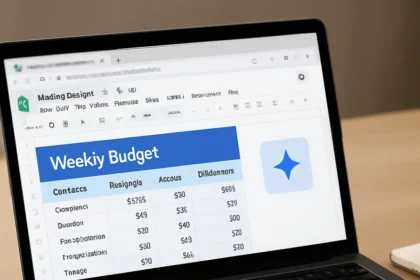 Gemini in Google Sheets transforms weekly budgeting into automation