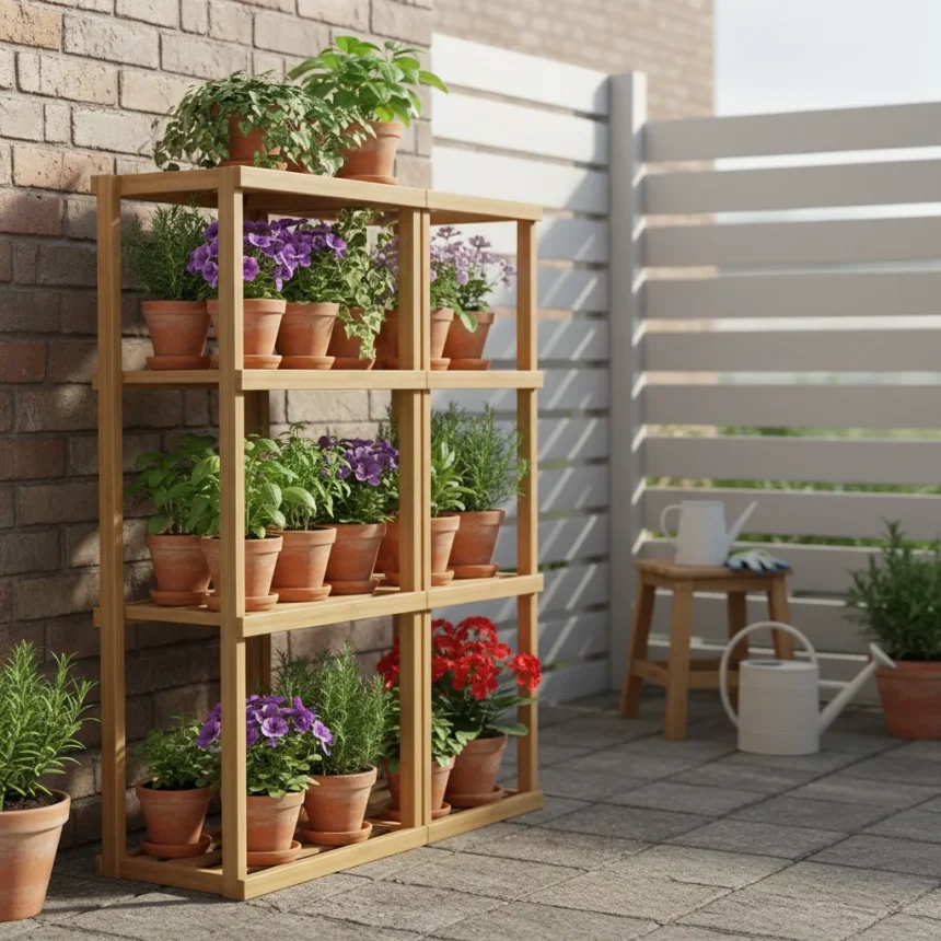 IKEA's $24 plant stand transforms tiny patios into garden-ready spaces