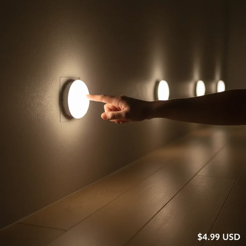 IKEA's stick-up wireless light solves dark hallways for under $5