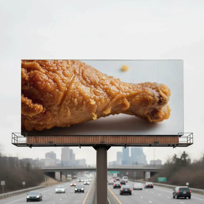 KFC's macro billboard campaign pushes shock value too far