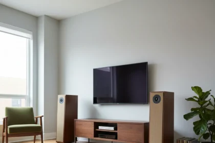 KLH Model Four Speaker Solves Wall-Placement Problem