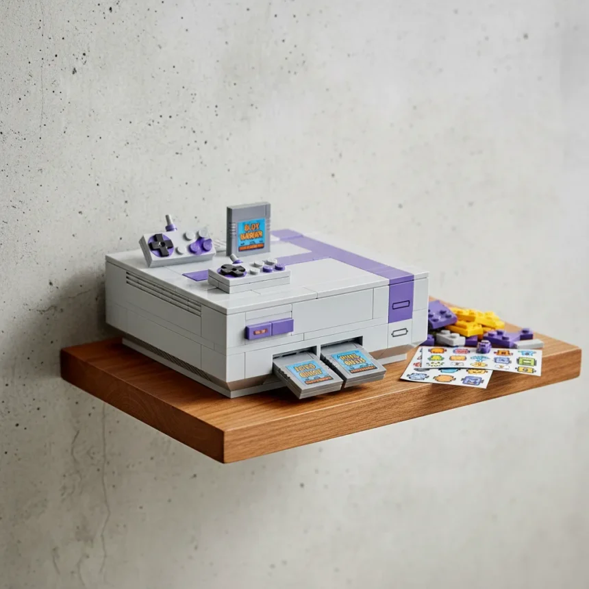 LEGO's retro gaming console kit brings '90s nostalgia to your shelf