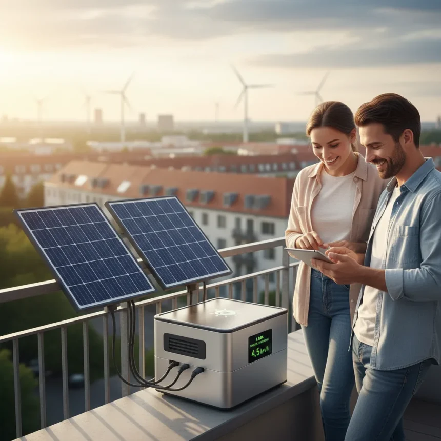 Lidl's solar balcony battery targets affordable home energy storage
