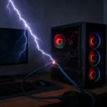 Lightning through internet cables destroys gaming PCs faster than power surges