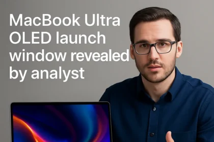 MacBook Ultra OLED launch window revealed by analyst