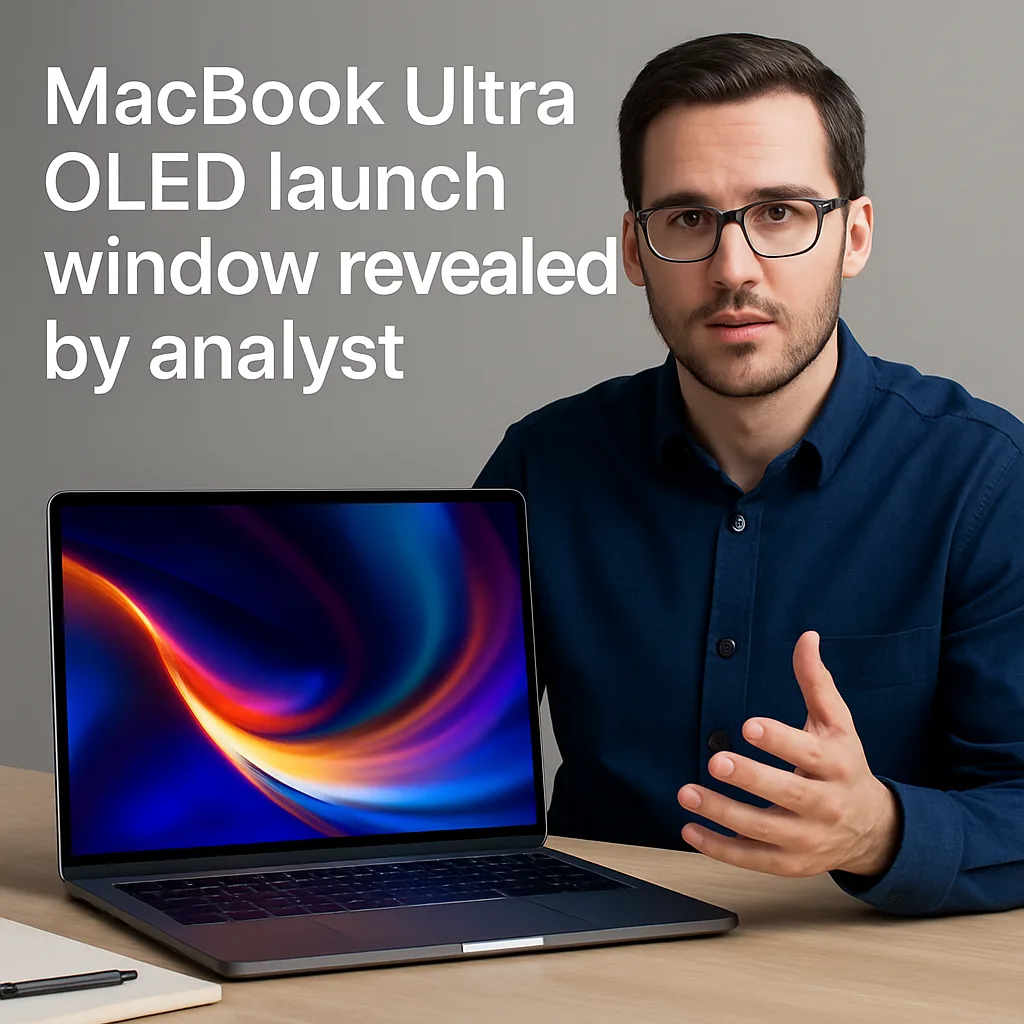 MacBook Ultra OLED launch window revealed by analyst
