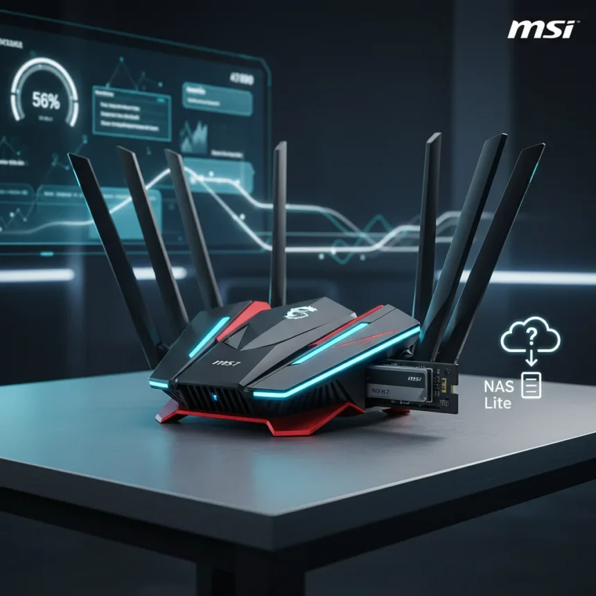 MSI Wi-Fi 7 gaming routers promise speed, but NAS Lite feels half-baked