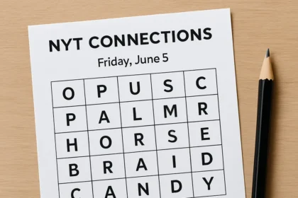 NYT Connections hints and answers for Friday, June 5