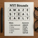 NYT Strands hints and answers for Friday, June 5