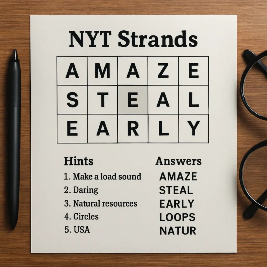 NYT Strands hints and answers for Friday, June 5