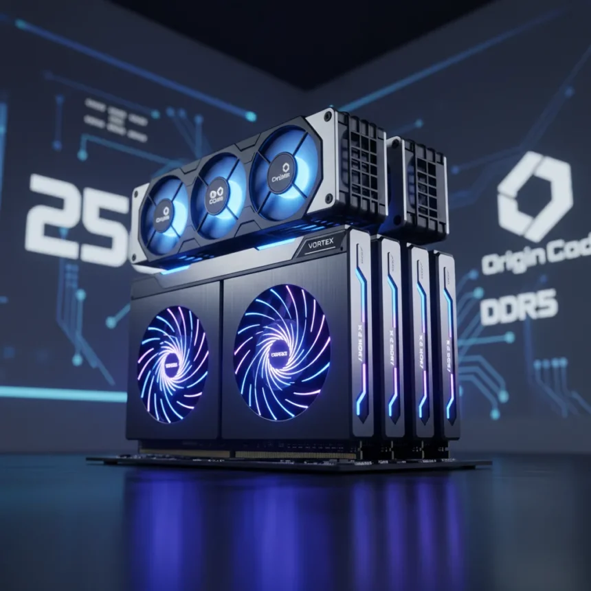 Origin Code Vortex DDR5 brings 256GB dual-channel to enthusiasts