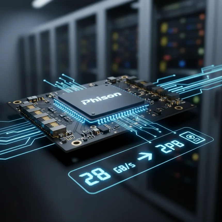 Phison PCIe 6.0 X3 Controller Claims 28 GB/s and 2PB Per Drive