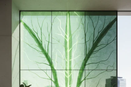 Plant-inspired window glass that stores solar energy and darkens