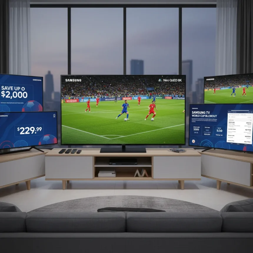Samsung TV sale offers record-low prices before World Cup