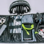 black Audio-Technica headphones