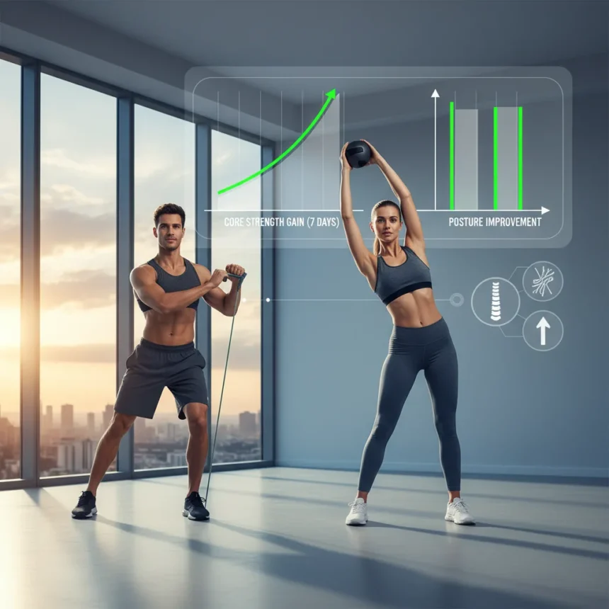 7-day standing core routine shows real strength and posture gains
