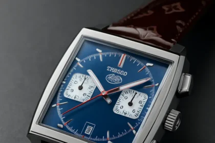 TAG Heuer Monaco Limited Edition Taps Louis Vuitton Patent