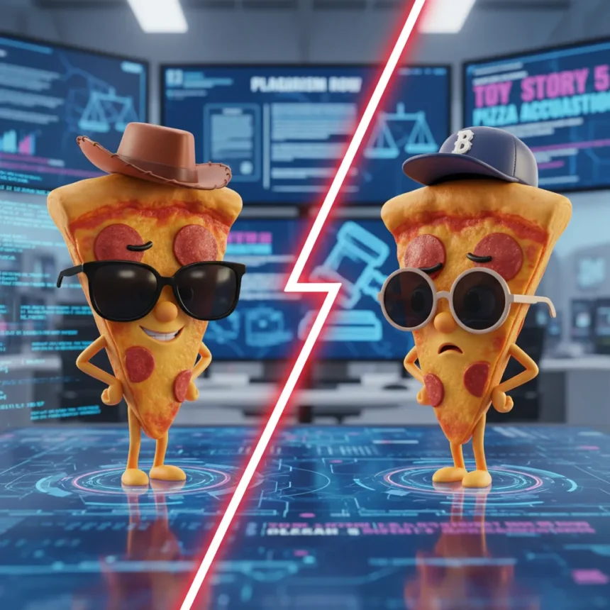 Toy Story 5 Pizza with Sunglasses plagiarism row explained