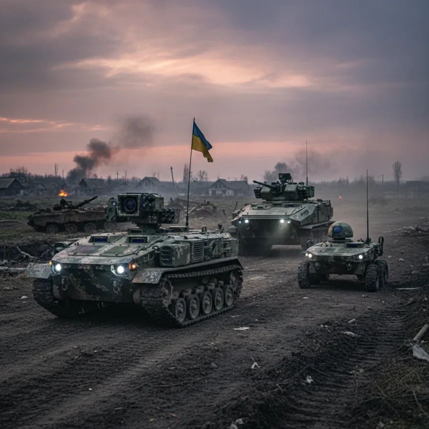 Unmanned ground vehicles reshape warfare as Ukraine leads robot revolution