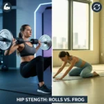 Weighted hip rolls beat frog pose for hip strength in 3 weeks